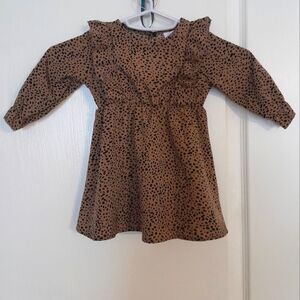 Baby Leppard Print Dress 6-9 M
